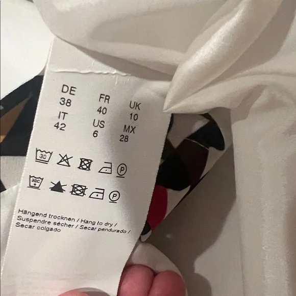 NEW** Hugo Boss Tri-Color Geometric Pencil Skirt - Picture 5 of 6